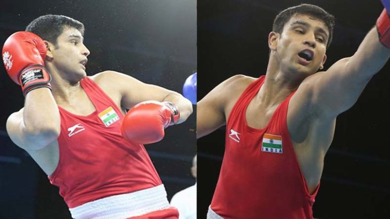 Indian Boxing: Teen heavyweight sensation Naman Tanwar mimics fight with a middleweight!