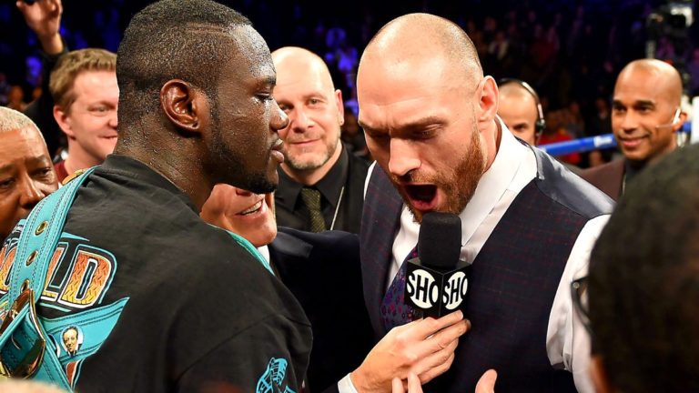 BREAKING: Deontay Wilder CRASHES weigh-in ceremony of Tyson Fury (VIDEO)