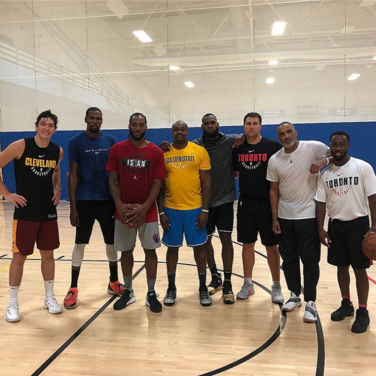 Nba All Star Kevin Durant Kawhi Leonard And Lebron James Workout Together At Ucla Sports India Show