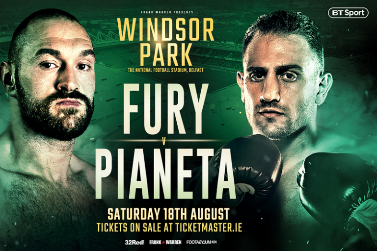 Boxing: Showtime Youtube Channel to stream Tyson Fury vs Francesca Pianeta