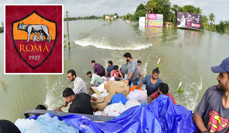 Football: Italian giants AS Roma auction player jerseys….for Kerala