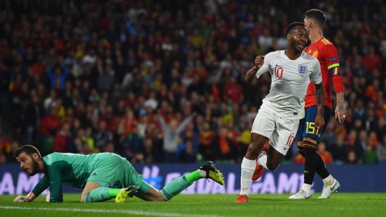 Raheem Sterling leads the charge as England conquer Spain in Spain (Video)