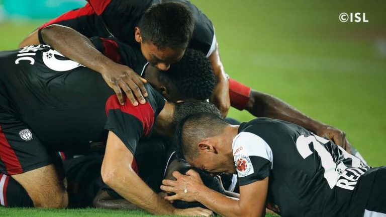 ISL 2018-19: ATK vs. Northeast United FC: Borges’ late header gives NEUFC three points against 10-man ATK