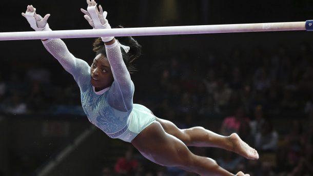 Kidney stone take a backseat, American gymnast Simone Biles is here to medal at World Gymnastics Championships