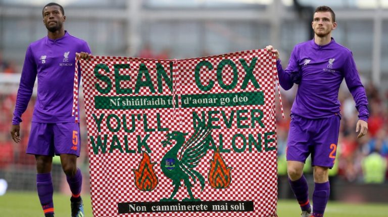 Classy Liverpool fans raise almost 60,000 pounds for Sean Cox