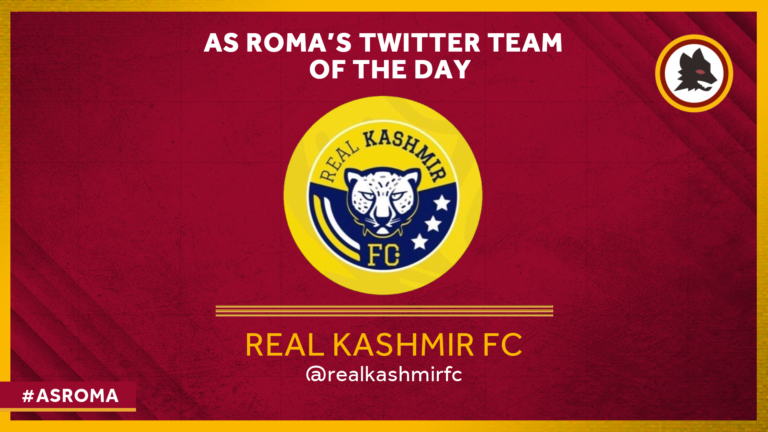 Italian giants AS Roma give Real Kashmir FC a shout out for their achievements!