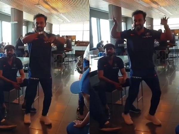 Watch: Kedar Jhadav shows off his dance moves at the Sydney airport as Team India head for Adelaide