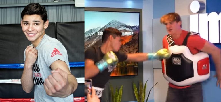 Watch: Ryan Garcia DESTROYS Logan Paul’s body with powerful shots