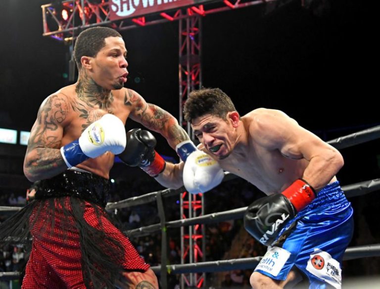 VIDEO: Gervonta Davis brutally knocks out Hugo Ruiz in the first round to defend his featherweight title