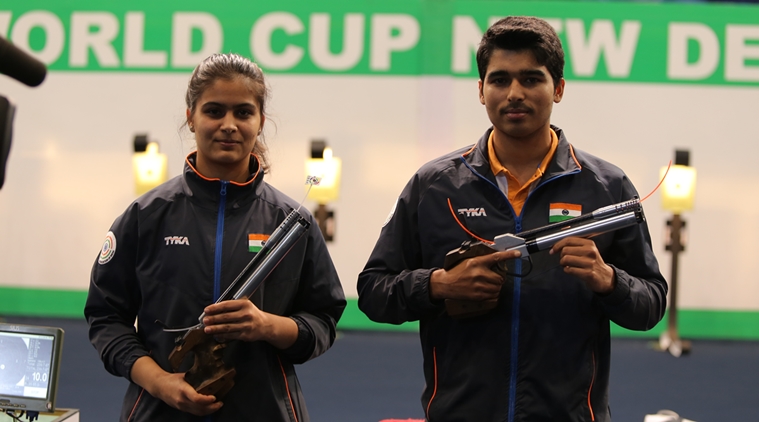 ISSF Shooting World Cup: Teenage sensations Manu Bhaker and Saurabh Chaudhary strike gold in 10m Air Pistol Mixed Team Event