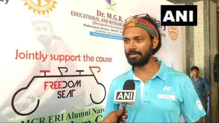 From Chennai to Hamburg in Cycle! Man undertakes a mission to pedal 8500 km to raise awareness on human trafficking