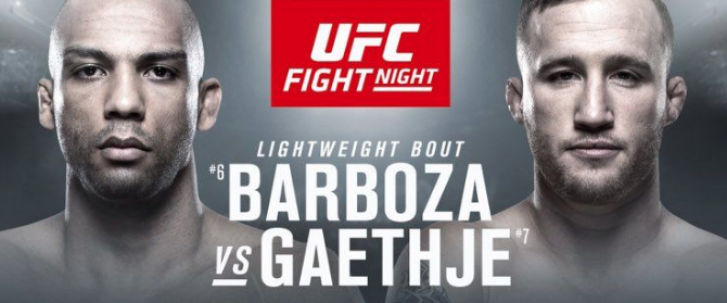 UFC Fight Night – Edson Barboza vs Justin Gaethje