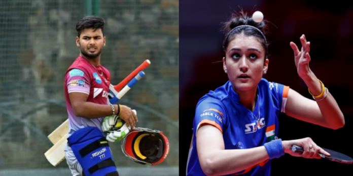 rishabh pant + manika batra