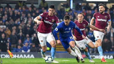 Watch : Eden Hazard goes full Maradona in a sensational golazo!