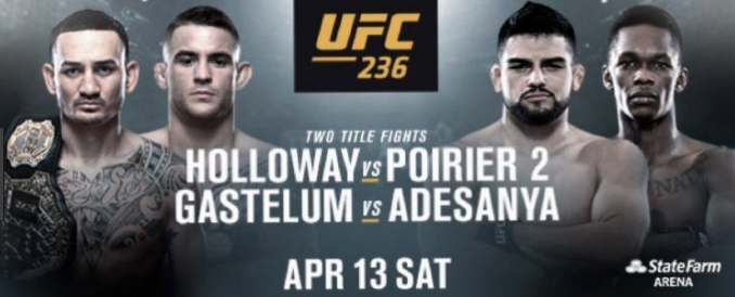 UFC 236: Two Belts on the Line