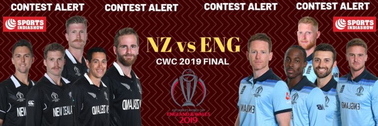 CONTEST ALERT!! #CWC2019 FINAL – NZ vs ENG