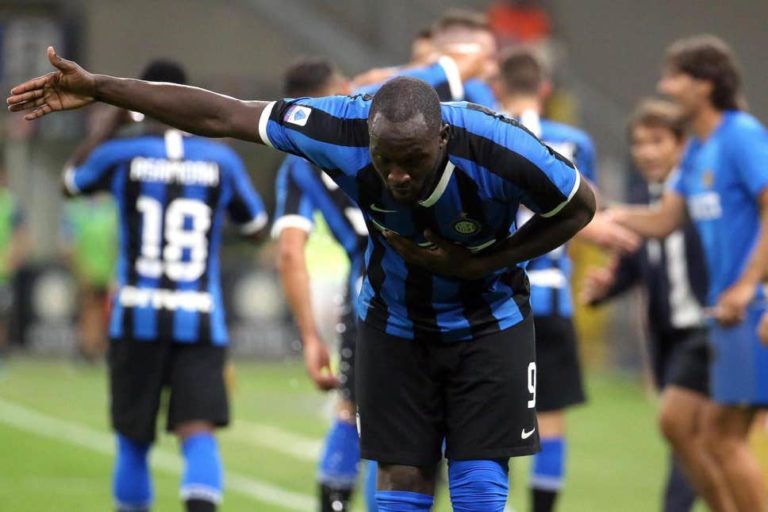 Watch: Romelu Lukaku scores on his debut as Inter Milan romp home 4-0 winners