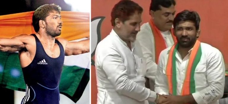 Yogeshwar Dutt joins BJP ahead of Haryana Polls