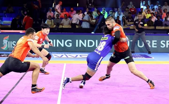 U Mumba consolidate position after defeating Haryana Steelers