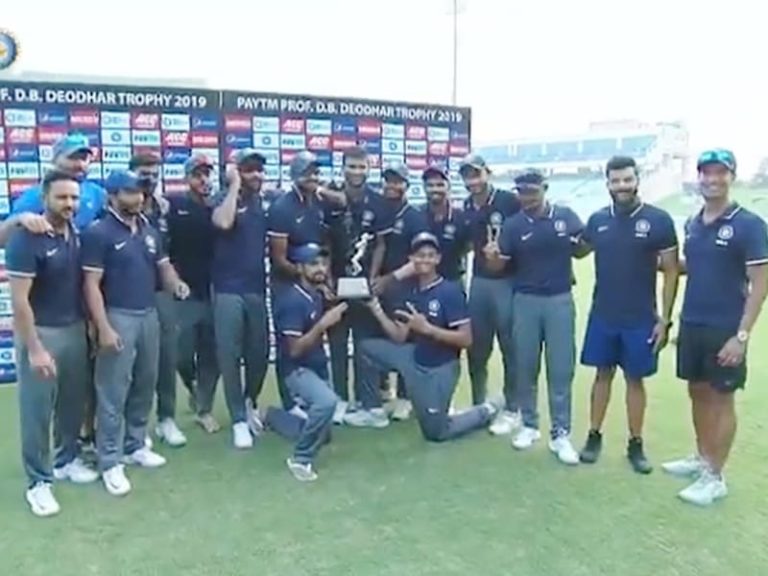 India B overcome India C to lift Deodhar Trophy