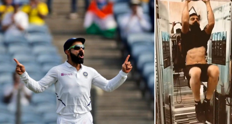 Watch Virat Kohli flaunts his six pack abs as he hits the gym after ahead of historic D/N Eden Gardens test