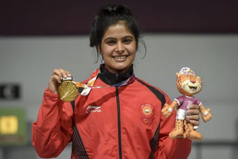 3 Indian shooters – Manu Bhaker, Elavenil Valarivan, Divyansh Panwar – all bag gold in ISSF World Cup Final