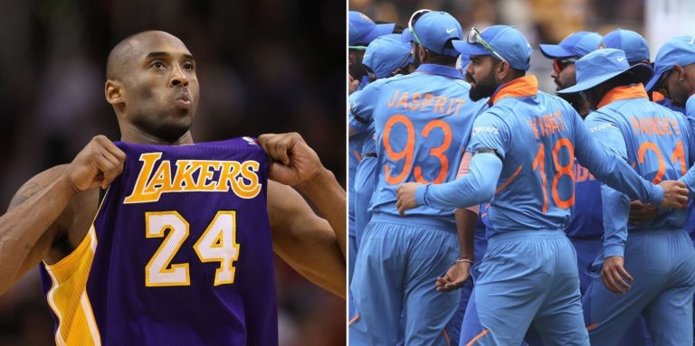 Indian cricket mourns the passing of NBA legend Kobe Bryant