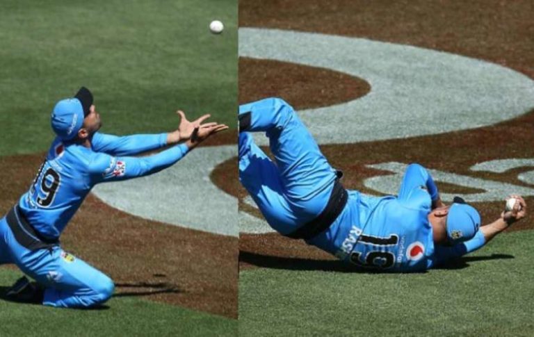 Watch: The spectacular catch Rashid Khan takes in BBL will blow your mind!