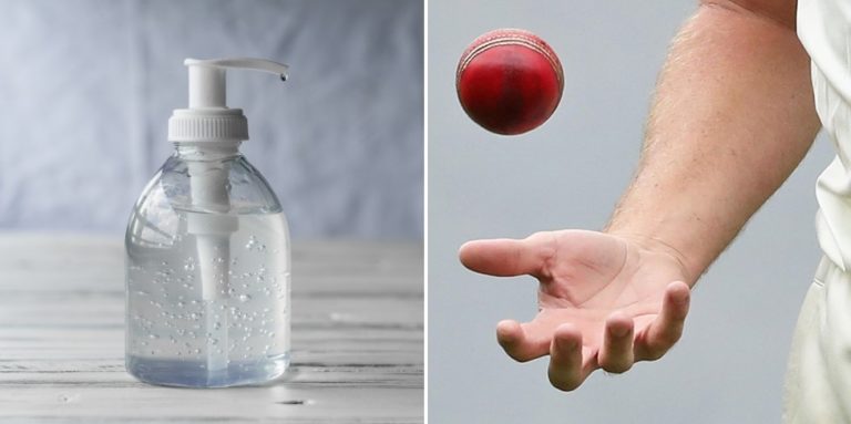 Sussex suspends player for using hand sanitizer to shine ball