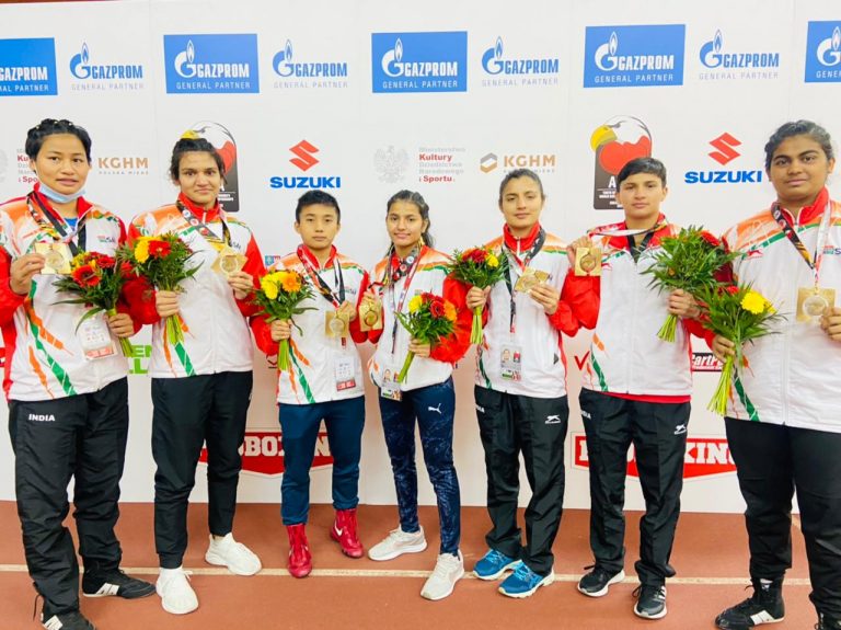 Seven wonders: All 7 Indian women finalists win gold at 2021 Youth World Boxing Championships