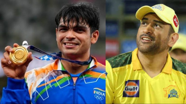 Chennai Super Kings award Rs. 1 Crore and a custom made jersey to gold medalist Neeraj Chopra