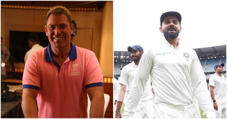 Shane Warne lauds Virat Kohli for his passion for Test cricket