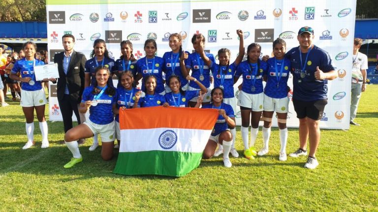 India Rugby Team wins Silver at the U-18 Asia Rugby Sevens; Odisha Government and Rugby India announce cash prizes