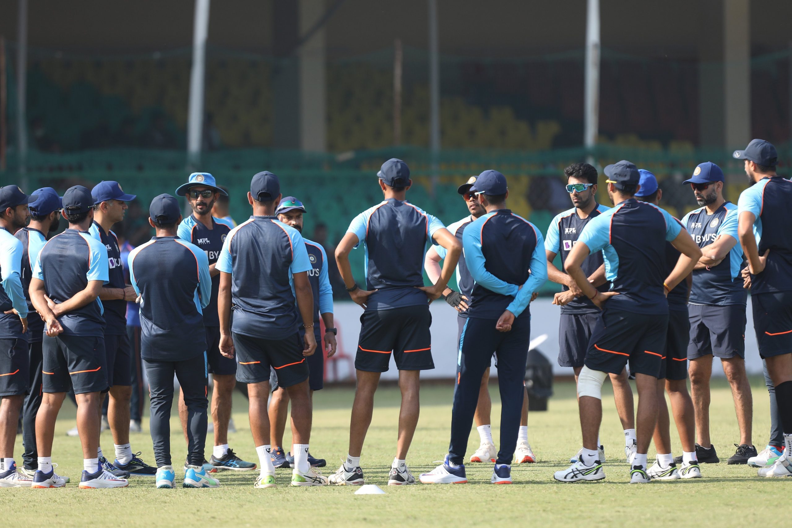 Team India complete training session at Kanpur ahead of first Test