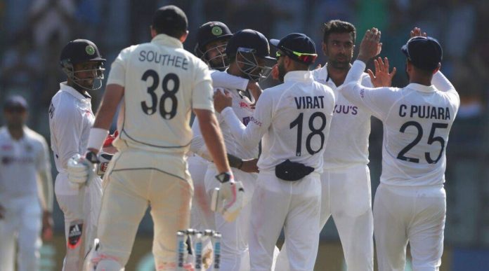 Team India record their biggest ever Test victory after defeating NZ by 372 runs