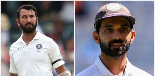 cheteshwar pujara ajinkya rahane