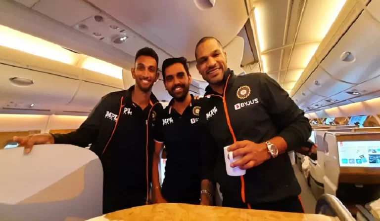 Zimbabwe bound! ✈️: Team India fly for the 3-match ODI series against Zimbabwe