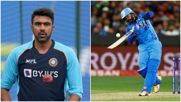 r ashwin dinesh karthik