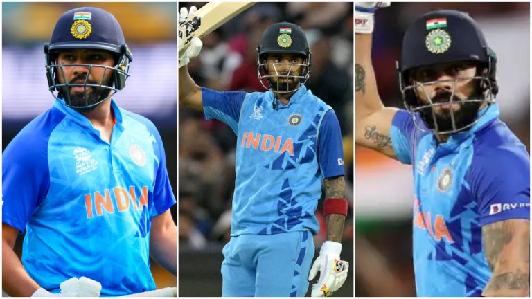 rohit sharma kl rahul virat kohli