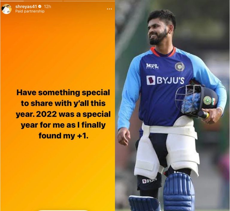 Is Shreyas Iyer single no more? KKR skipper reveals his +1 who has been his constant partner in his ups and downs