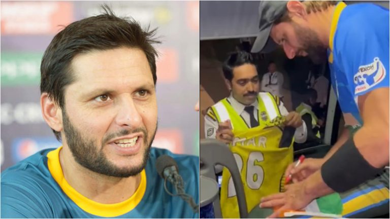 shahid afridi india flag