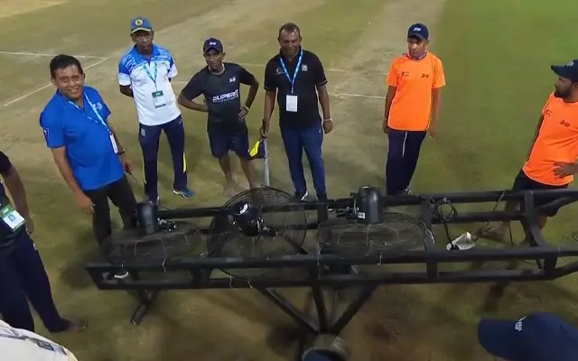 Asia Cup 2023: Ground Staffs Implement Unique Technique To Dry Outfield