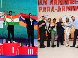 Indian contingent to take part at the Asian Cup Armwrestling tournament in Uzbekistan