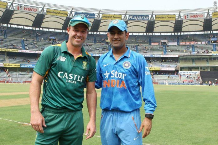 AB de Villiers and MS Dhoni AB de Villiers and MS Dhoni