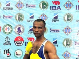 Pakistani boxer Zohaib Rasheed