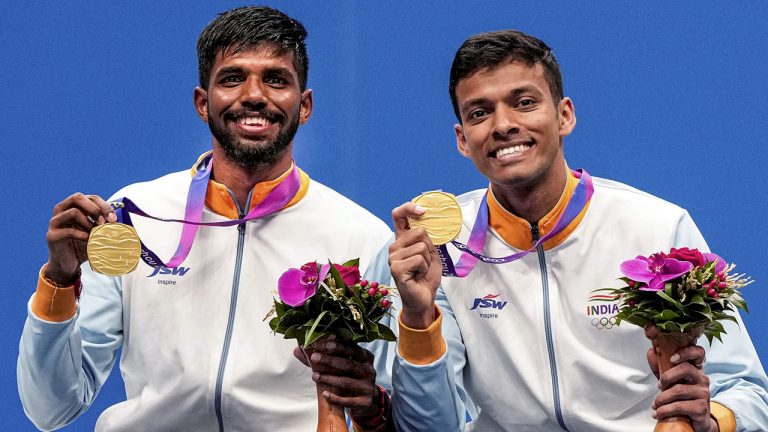 Satwik-Chirag with Asian Games Gold