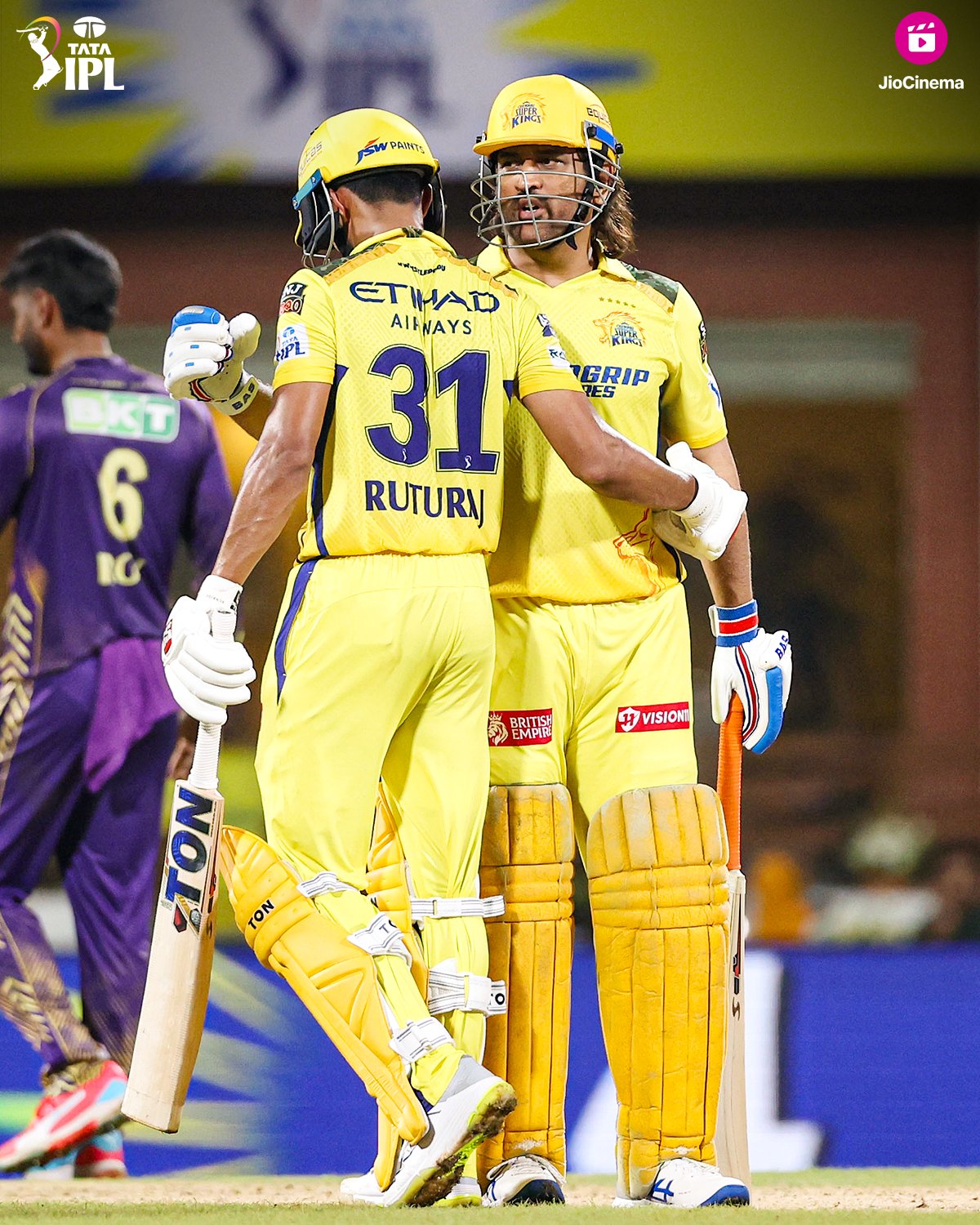 Ruturaj Gaikwad and MS Dhoni Ruturaj Gaikwad and MS Dhoni