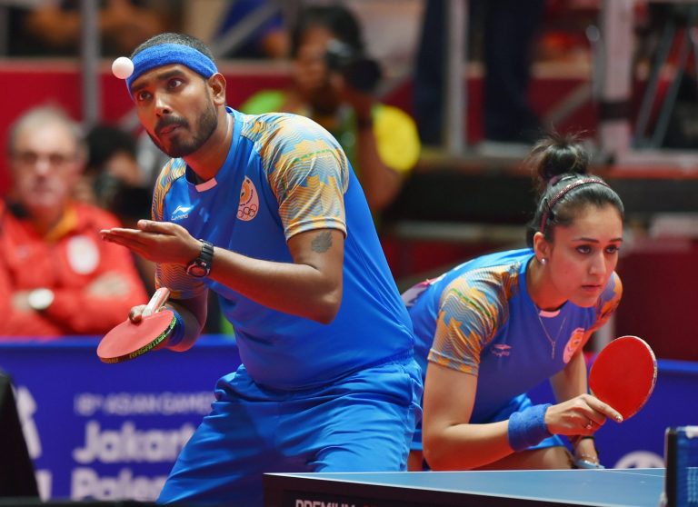 Sharath Kamal and Manika Batra