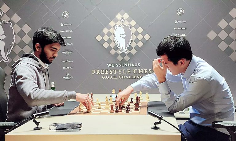 Gukesh and Ding Liren