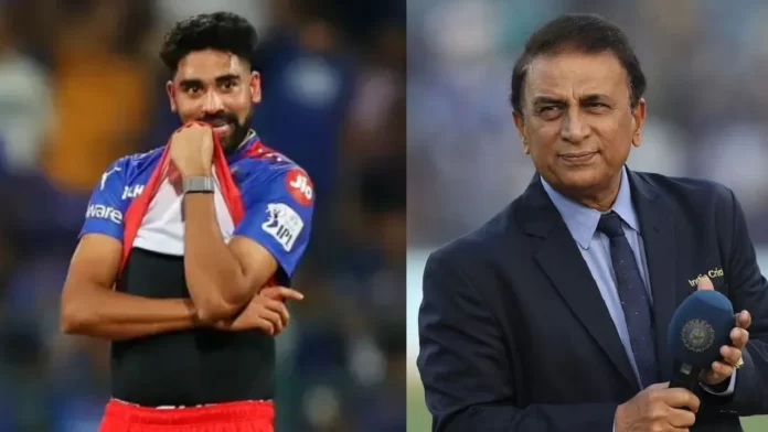 MohammedSirajandSunilGavaskar Mohammad Siraj